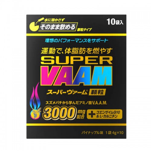 meiji 明治 SUPERVAAM 运动燃脂颗粒型 4Gx10袋